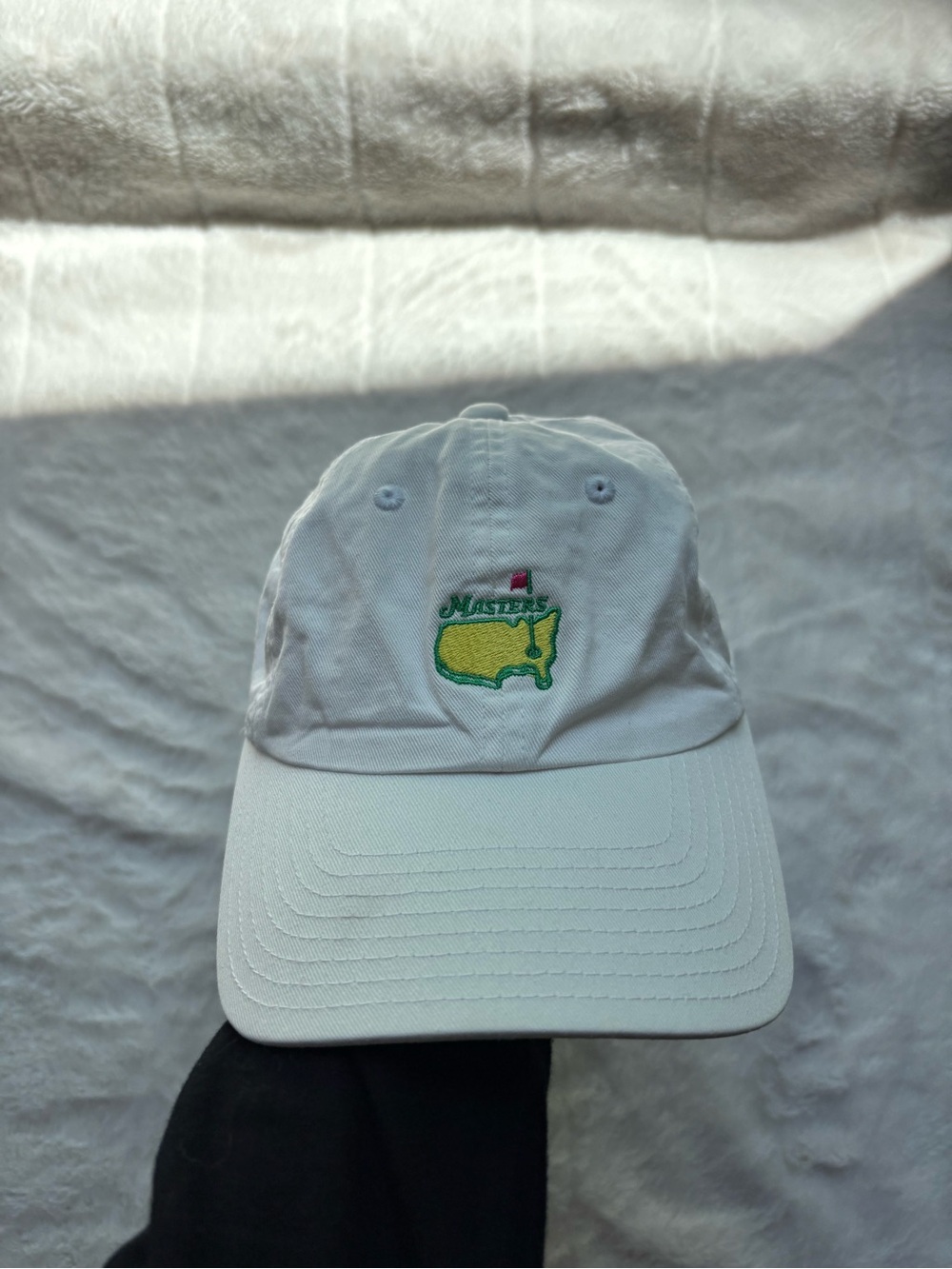 Masters White Hat with Yellow Masters Map Patch